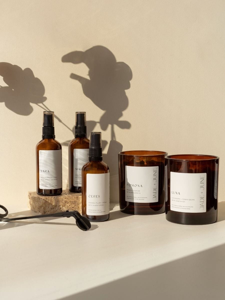 Jade and June Benefits of Crystal Candles