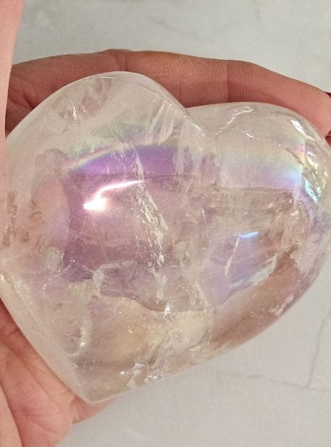 Clear Quartz Heart Clear Quartz Heart