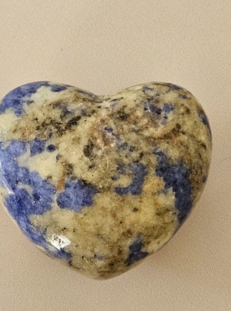 Blue Jasper Heart Blue Jasper Heart