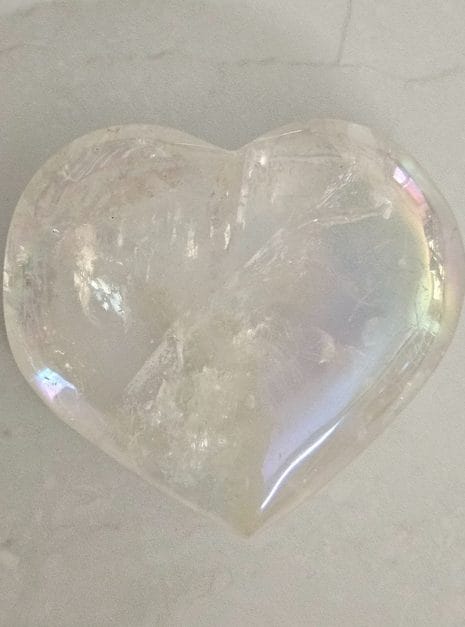 Clear Quartz Heart Clear Quartz Heart