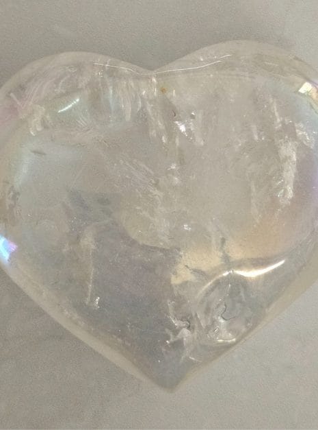 Clear Quartz Heart Clear Quartz Heart