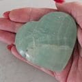 Pistachio Calcite Heart