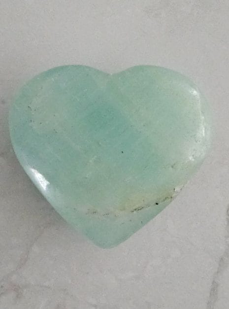 Pistachio Calcite Heart Pistachio Calcite Heart