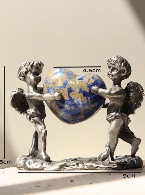 Cherubs with Sodalite Heart Cherubs with Sodalite Heart
