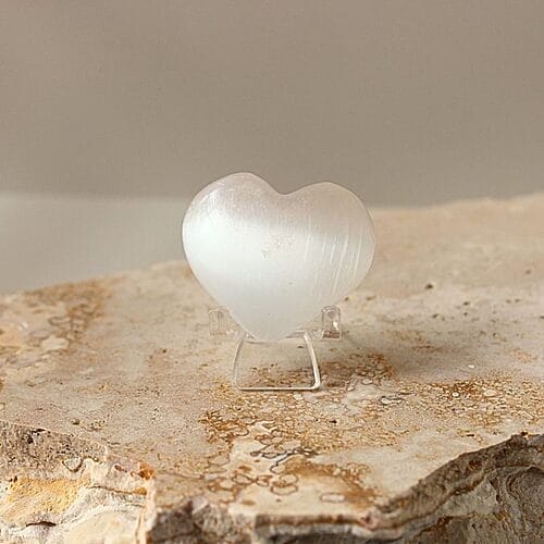 Selenite Heart
