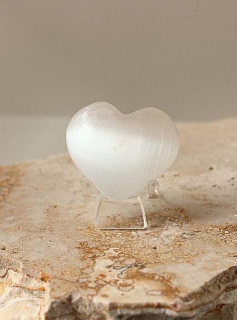 Selenite Heart