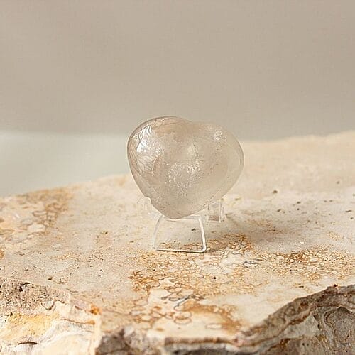 Clear Quartz Heart
