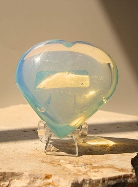 Opalite Crystal Heart Opalite Crystal Heart