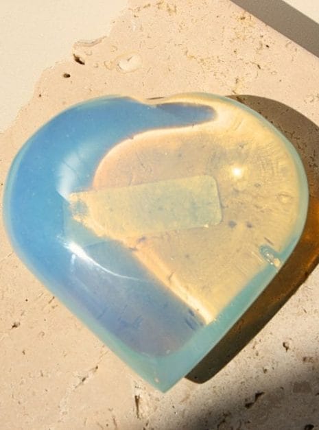 Opalite Crystal Heart Opalite Crystal Heart