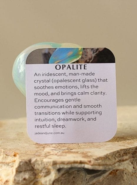 Opalite Crystal Heart Opalite Crystal Heart