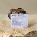 Smoky Quartz Crystal Heart