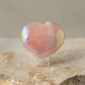 Rose Aura Crystal Heart